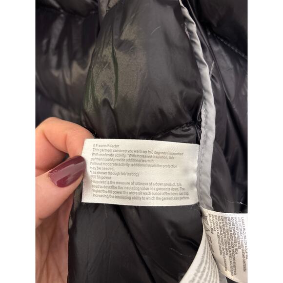 Andrew Marc Jacket Women Large Packable Lightweight Premium 650 Down Black Shiny - Picture 7 of 7